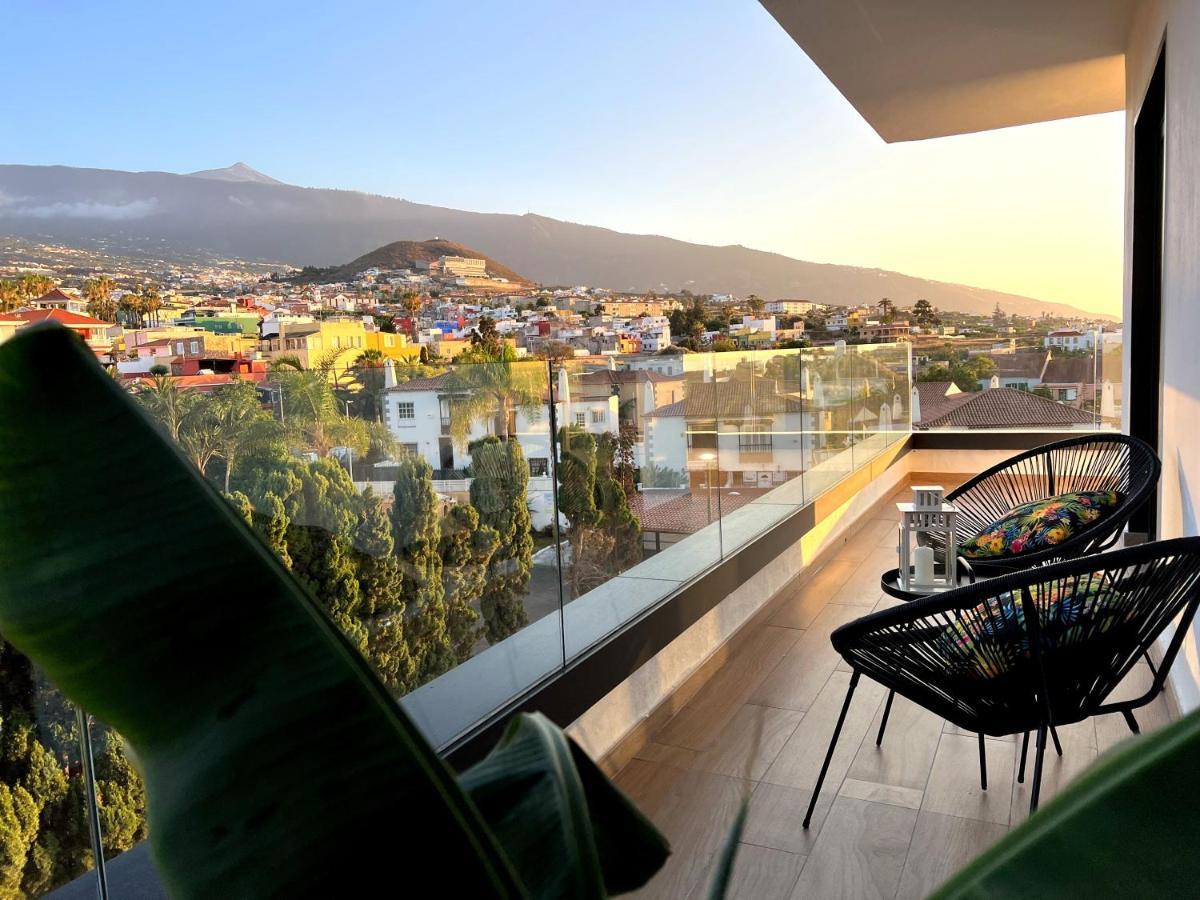 Lujoso Apartamento Completo, Piscina, Terraza Con Vistas Al Teide Puerto de la Cruz  Bagian luar foto