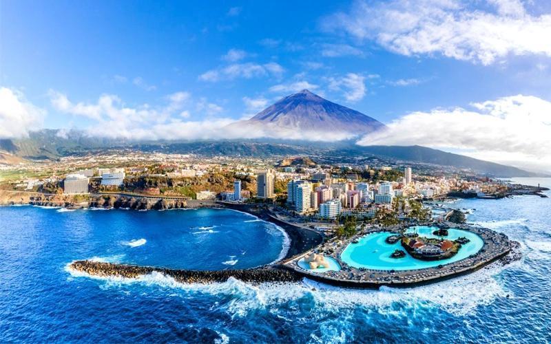 Lujoso Apartamento Completo, Piscina, Terraza Con Vistas Al Teide Puerto de la Cruz  Bagian luar foto