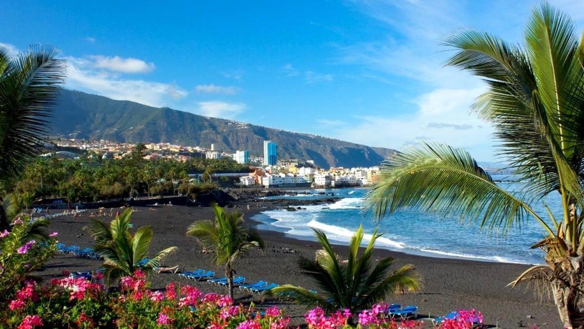 Lujoso Apartamento Completo, Piscina, Terraza Con Vistas Al Teide Puerto de la Cruz  Bagian luar foto